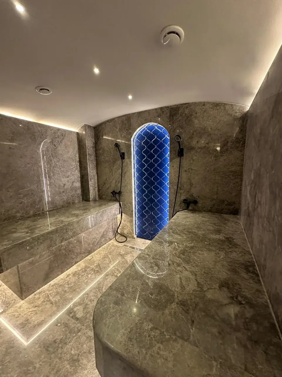 Hammam intérieur - Banc chauffant